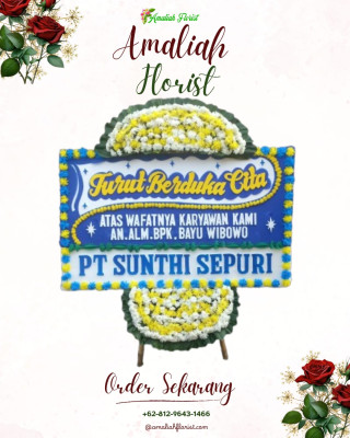 Papan Bunga Duka di Cicalengka