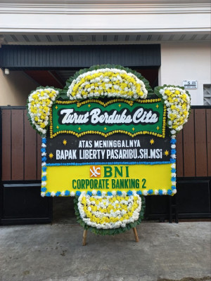 Papan Bunga Duka di Cicalengka