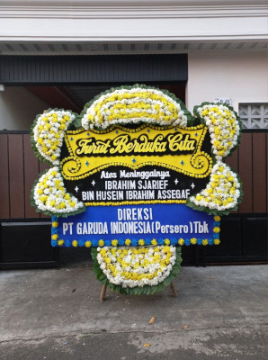 Papan Bunga Duka di Cicalengka