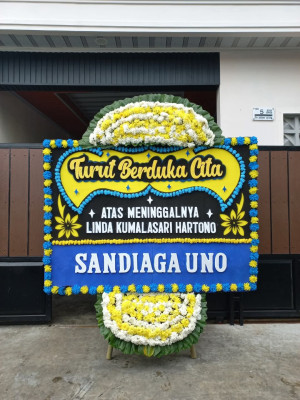 Papan Bunga Duka di Cicalengka