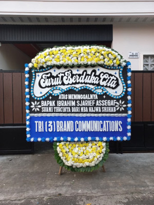 Papan Bunga Duka di Cicalengka